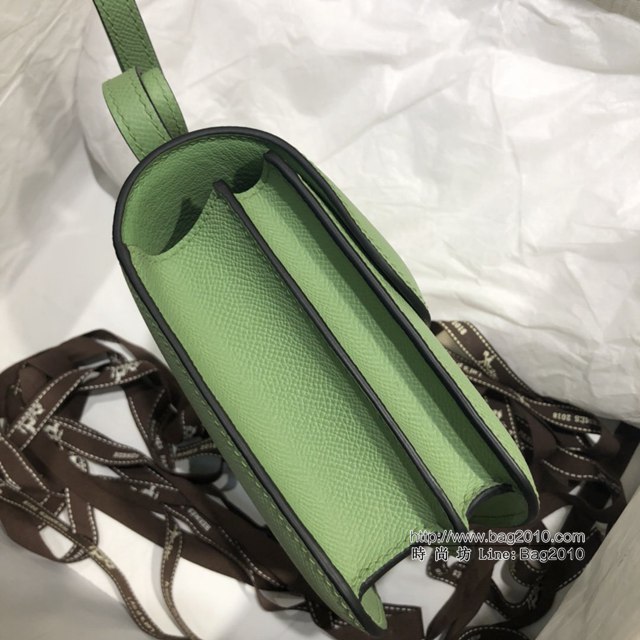 Hermes空姐包 愛馬仕Constance半手工19cm Epsom掌紋小牛進口皮 Hermes單肩斜挎包  tdh2122